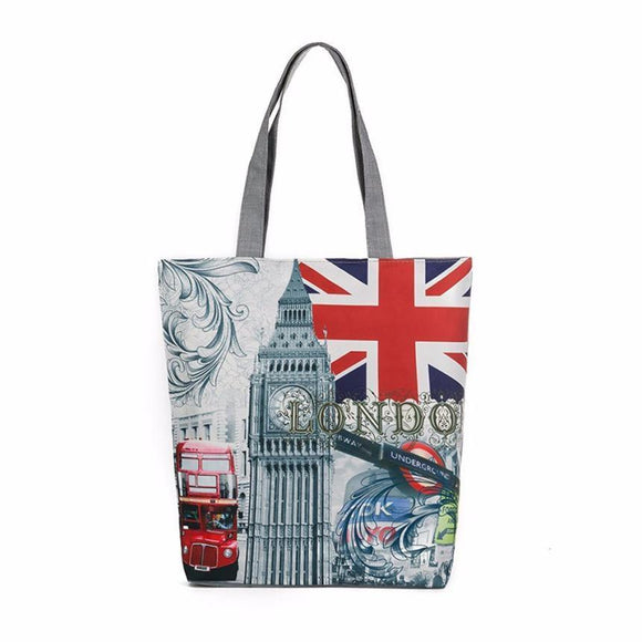 London Canvas Tote  Bag